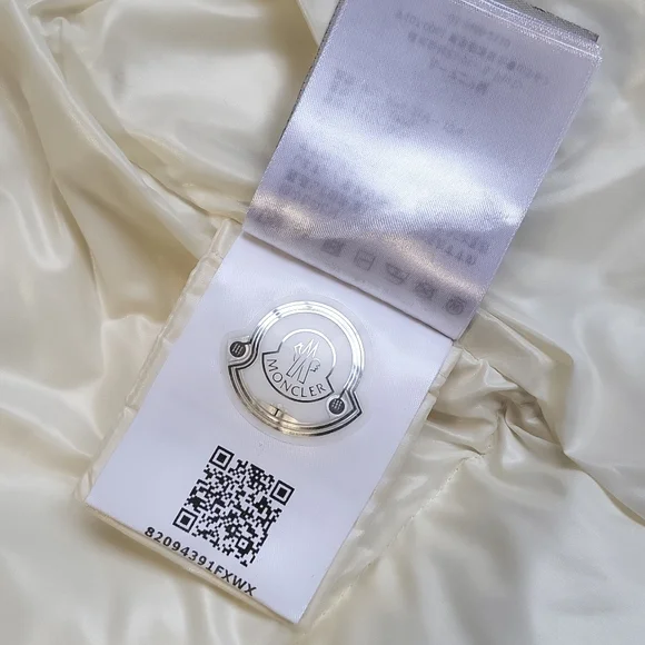 NWT$1550 MONCLER Diotis Hooded Quilted Metallic Pearl Puffer Gilet Vest 1 Small - Picture 13 of 16